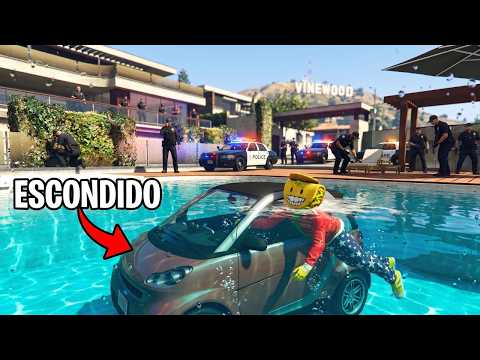 JUEGO al ESCONDITE con COCHES pero me ESCONDO en una PISCINA - GTA 5 Online thumbnail