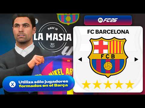 EL FC BARCELONA DE LA CANTERA!! MODO CARRERA FC 26 thumbnail