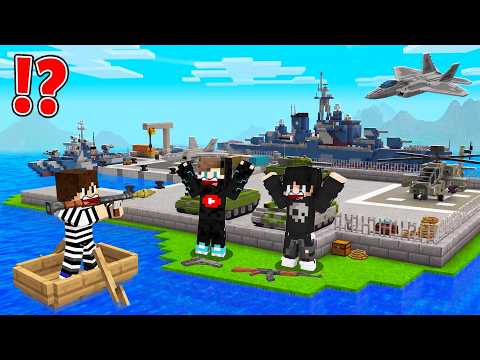 ماين كرافت لايف ستيل الحرامية #12 : اقتحمت القاعدة العسكرية وخنت الشرطة !!؟ 🔥😱 thumbnail