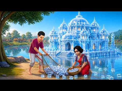 Garmi Mei Garib Ka Jadui Barf Mahal Magical Ice Palace | Hindi Kahaniya moral stories thumbnail