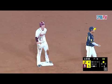05/20 中信 VS 樂天 六局下，樂天前棒段次連續安打，再打回2分保險分 thumbnail