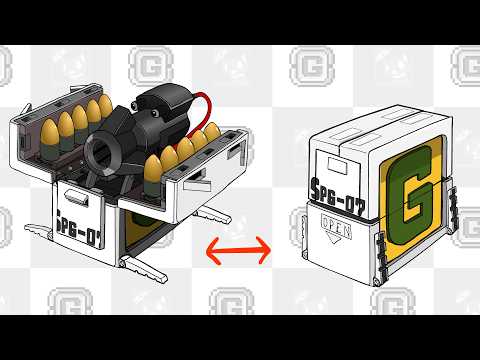 Metal Slug Crate Deployment Animation [Super Grenade] [DropShot] (ASMR Loop) thumbnail