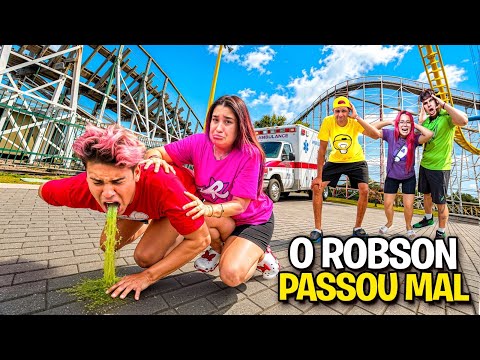 O ROBSON PASSOU MAL NA MONTANHA RUSSA *Parques mais perigosos dos EUA ! thumbnail