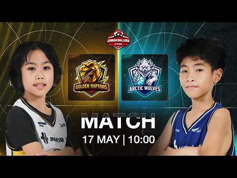 ? Live JB League 2026 รุ่น JV (อายุ 10 และ 11 ปี) : GOLDEN RAPTORS VS ARCTIC WOLVES 17/05/2026 thumbnail