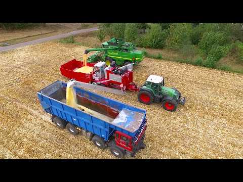 Maize & Corn Cob Mix Harvest | John Deere 8800i & C670i + Stade Cereal Mill / Ginaf F490 and more! thumbnail