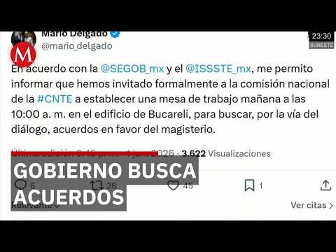 SEGOB y SEP llaman al diálogo con la CNTE para evitar nuevas confrontaciones thumbnail