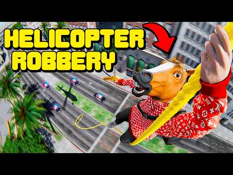 Rappelling From A Helicopter To Rob Stores In GTA 5 RP thumbnail