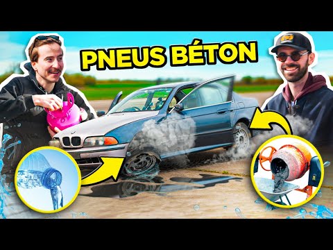 Rouler avec des pneus en béton / eau / hélium  : ÇA FAIT QUOI ? thumbnail