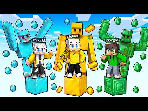 INTRAPPOLATI in un SOLO BLOCCO di GOLEM in Minecraft... thumbnail