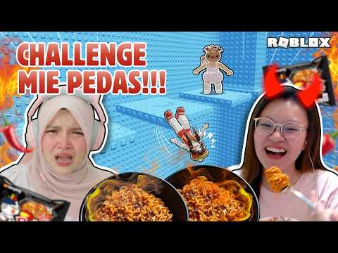 AKU TANTANG KEIKEI MAKAN MIE TERPEDAS DI TOWER YANG BIKIN EMOSI⁉️? ⁨@KeiKeiRoblox   I Roblox thumbnail