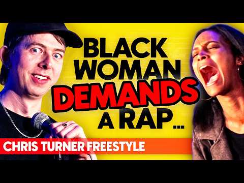 Black Woman CHALLENGES White Rapper to Freestyle Rap… | Chris Turner Freestyle Raps thumbnail