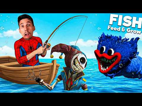 HO TRASFORMATO i PERSONAGGI di POPPY PLAYTIME in PESCI su FEED and GROW: FISH!! thumbnail