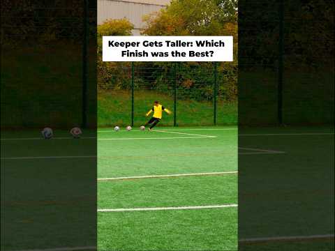 That last finish though! 😱🤯 Every time we scored the keeper got TALLER! 🧤#football thumbnail