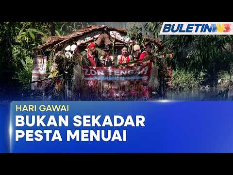 HARI GAWAI | Pesta Sungai & Rami Gawai Meriahkan Sambutan Di Padawan (BU) thumbnail