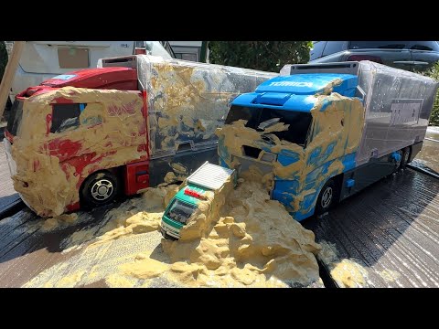 Muddy Tomica & Muddy Cleaning Convoy, let's wash and play thumbnail