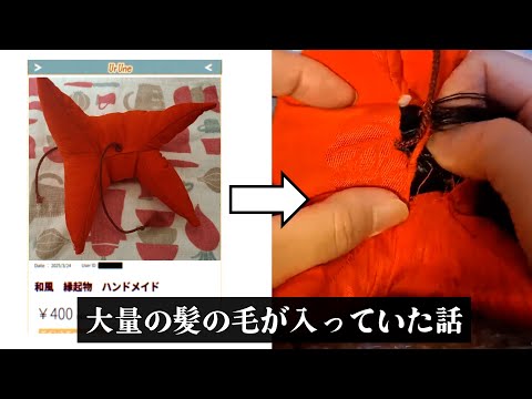 買い物した商品に「大量の髪の毛」が入っていた『某フリマサイトの謎の出品について。』 thumbnail