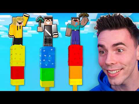 BITWA NA WYSPY LODÓW WOJANEK 🍦🍡 w Minecraft! thumbnail