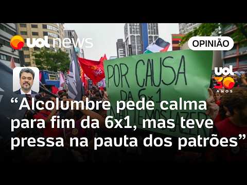 Alcolumbre pede calma para fim da 6x1, mas teve pressa em votar pauta dos patrões | Sakamoto thumbnail