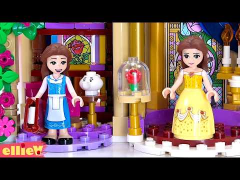 I built a tiny display nook for Belle 🌹 LEGO custom room build thumbnail