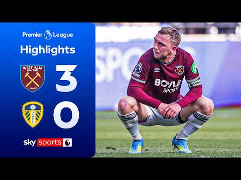 West Ham RELEGATED from the Premier League! | West Ham 3-0 Leeds | Premier League Highlights thumbnail