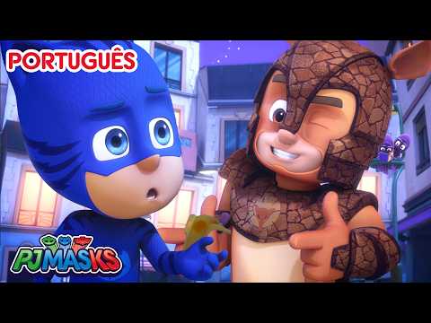 Conheçam o Tom Tatu ⚡️ PJ Masks em Português episódios completos 🦸 Desenhos animados thumbnail