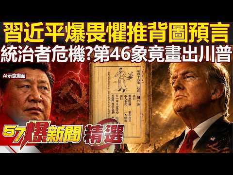 習近平爆「畏懼推背圖預言」統治者危機？！第46象竟「畫出川普跳舞」他才是中共劊子手？！- 徐俊相【57爆新聞 精選】 thumbnail