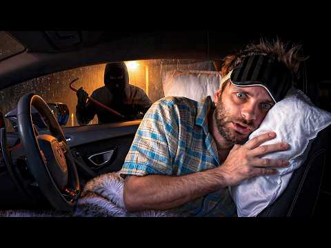 OVERNIGHT in a public carpark.. (in a Lamborghini) thumbnail