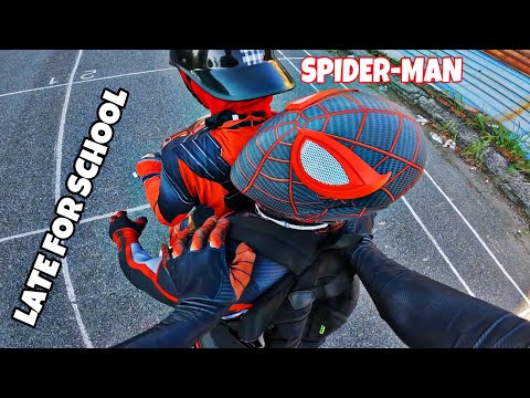 Hey Spider Man We Are Late For School !! (POV Runs To School ) Parkour Pov 2025 thumbnail