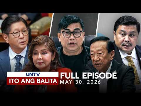 UNTV: Ito Ang Balita Weekend Edition | May 30, 2026 thumbnail