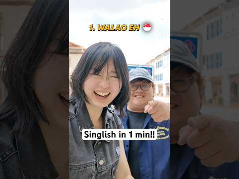 Learning SINGLISH in 1 min! ??? | Ep 4 #language #culture #singapore thumbnail
