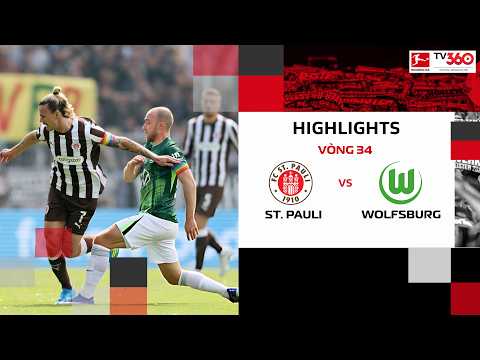 HIGHLIGHTS | ST. PAULI - WOLFSBURG | CHUNG KẾT NGƯỢC CỦA MÙA GIẢI | BUNDESLIGA 25-26 thumbnail