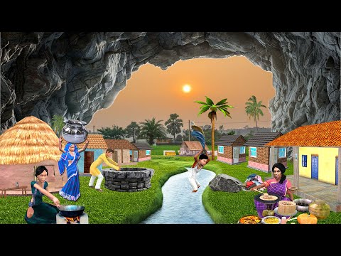 Secret Cave Village Rahasyamay Hidden Village Life Hindi Kahani Hindi Moral Stories New Comedy Video thumbnail