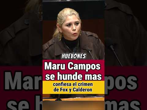 Maru Campos se hunde mas "Vicente Fox y Calderon fueron unos desgr4ci4dos #usa #ultimahora #noticias thumbnail