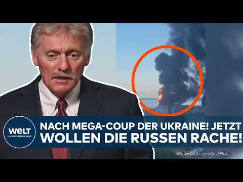 PUTINS KRIEG: Nach Mega-Coup der Ukraine! Jetzt wollen die Russen Rache! Peskow mit scharfer Ansage! thumbnail