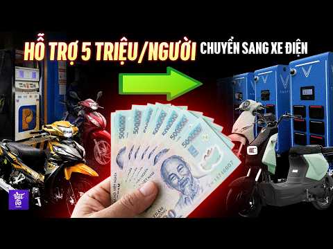 Chi Tiết Mức Hỗ Trợ 5 Triệu Khi Cấm Xe Xăng Để Mua Xe Máy Điện: Phương Án Nào Tối Ưu? thumbnail