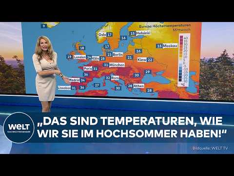 WELT WETTER-CHECK: HOCHSOMMER IM MAI! Deutschland schwitzt bei bis zu 34 Grad thumbnail