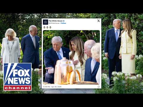 SEE IT: Picture goes VIRAL as Trump, King Charles tour beehive thumbnail