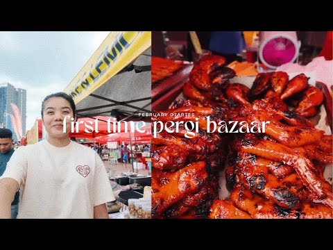 my first bazaar ramadhan visit!!! | ramadhan diaries ˚୨୧⋆.˚ᰔ thumbnail
