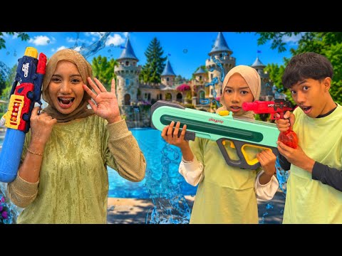 PERTANDINGAN WATER GUN DI RUMAH ABANG! HABIS BASAH thumbnail