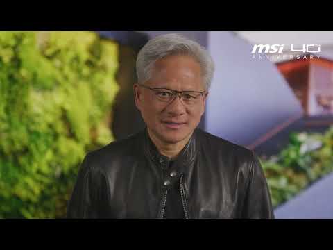 A Special Message from NVIDIA CEO Jensen Huang | MSI 40th Anniversary thumbnail