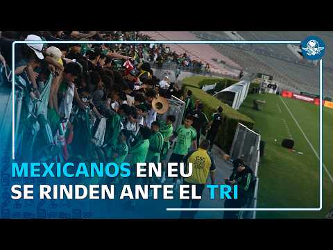 Paisanos muestran su amor por la Selección Mexicana en Los Ángeles thumbnail