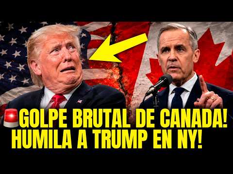 🚨CANADA LE DA UN GOLPE BRUTAL A TRUMP Y LO DESTRUYE CON DISCURSO EN NY! thumbnail