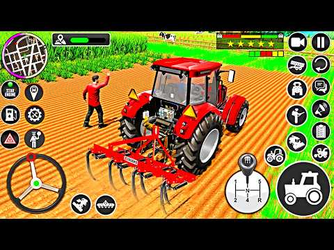 Real Tractor Driving Games- Tractor Farming simulator Games- Best Android IOS Gameplay thumbnail