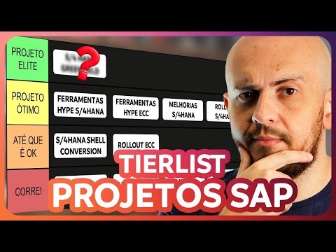 Tier List SAP: quais projetos mais fazem sua carreira crescer (e quais travam) thumbnail