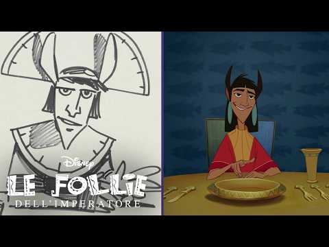 Le Follie dell’Imperatore a confronto | La cena | Storyboard vs. Film |  @DisneyIT ​ thumbnail