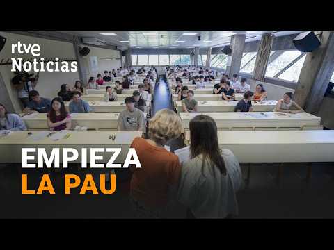 La PRUEBA DE ACCESO a la UNIVERSIDAD ha comenzado en MADRID Y GUADALAJARA |RTVE Noticias thumbnail