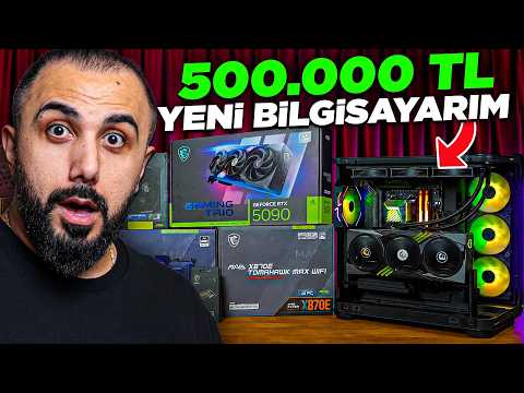500.000 TL'LİK YENİ OYUNCU BİLGİSAYARIM!! 😱 (TR'NİN EN İYİSİ) thumbnail