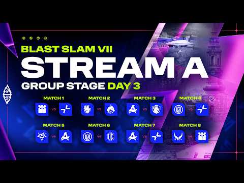 [A] BLAST SLAM VII: Copenhagen, Group Stage, Day 3 - Dota 2 LIVE thumbnail