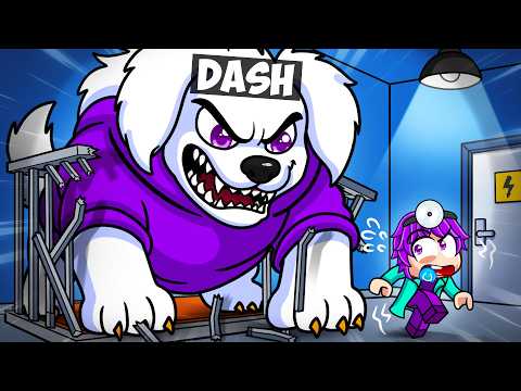 100 Days as a GIANT DOG In Roblox Escape Dog Pound... thumbnail