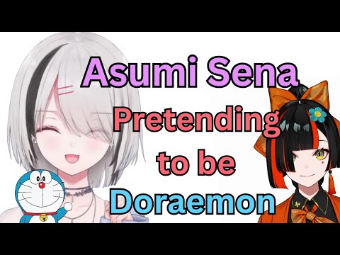 ASUMI SENA pretending to be DORAEMON and pranking HANABI! 【VSPO】【MADTOWN】 thumbnail